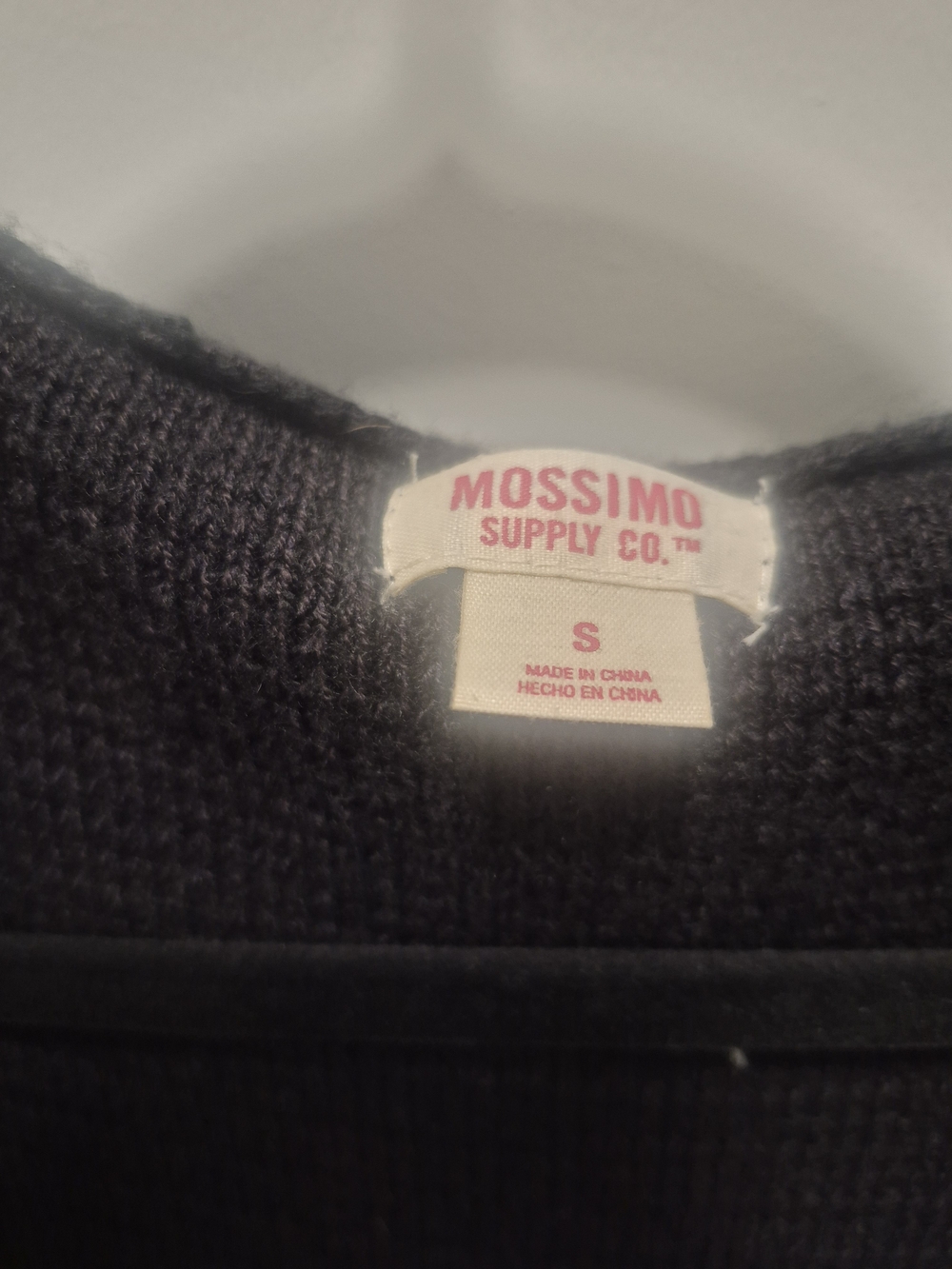 Mossimo Supply Co.  Open-Front Hooded Cardigan - Black - Picture 2 of 3